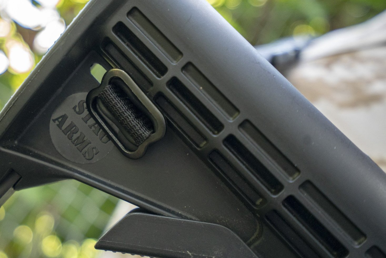 a close up of a toaster on the side of a building 