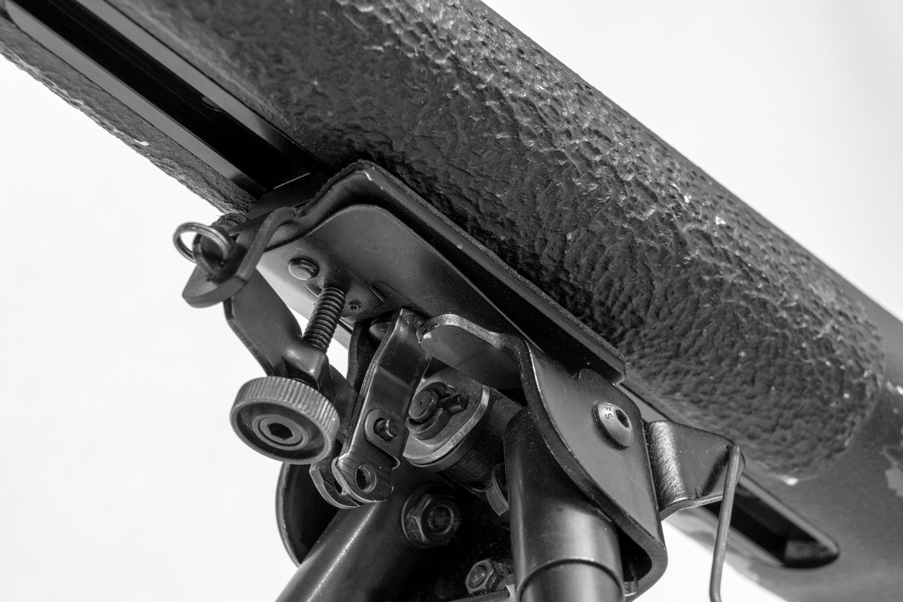 a black and white photo of a motorcycle