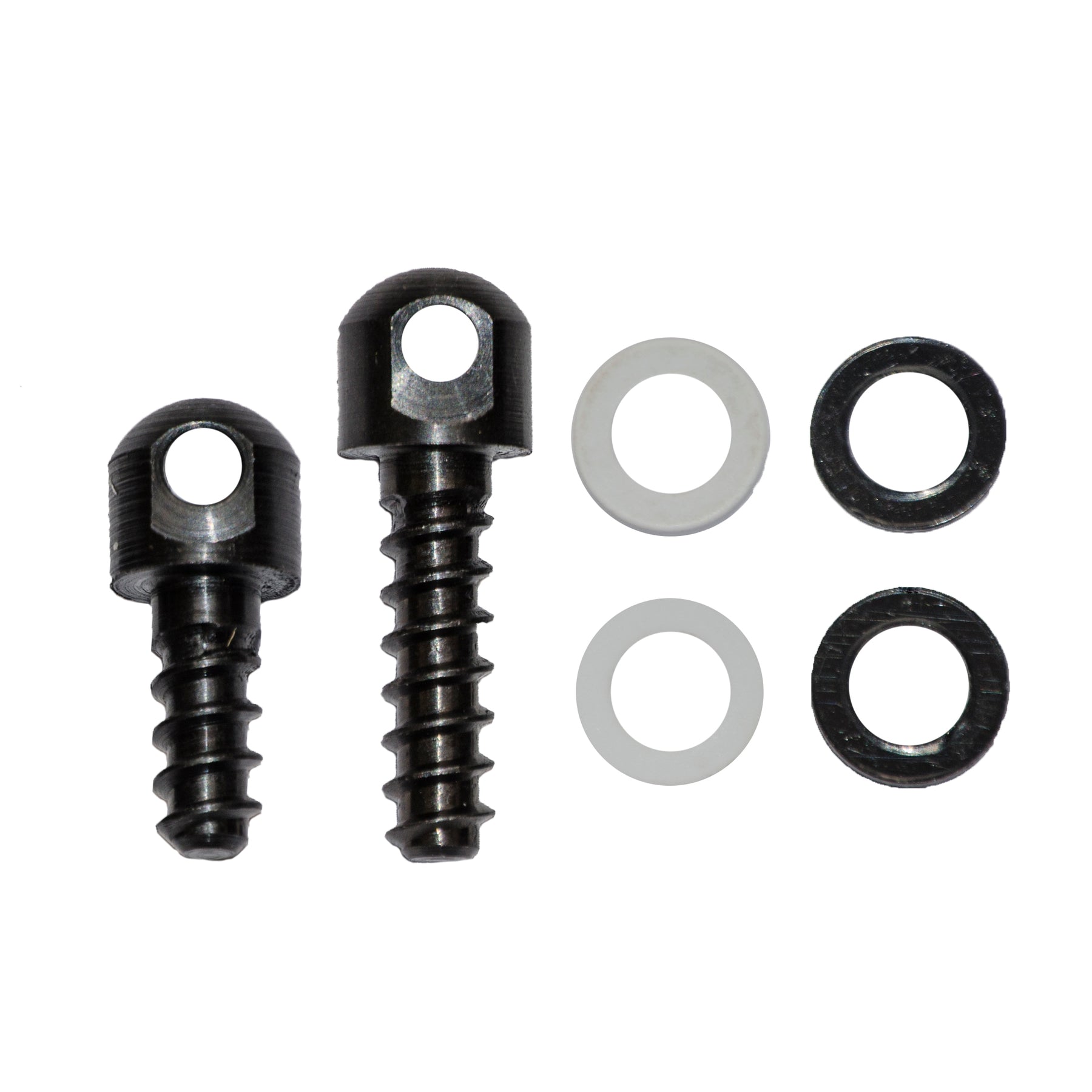 thumbnail image 2 of Uncle Mike's Sling Swivel Stud Screw Set – 1 Wood, 1 Machine Screw (Blue/Black) 2 of 3