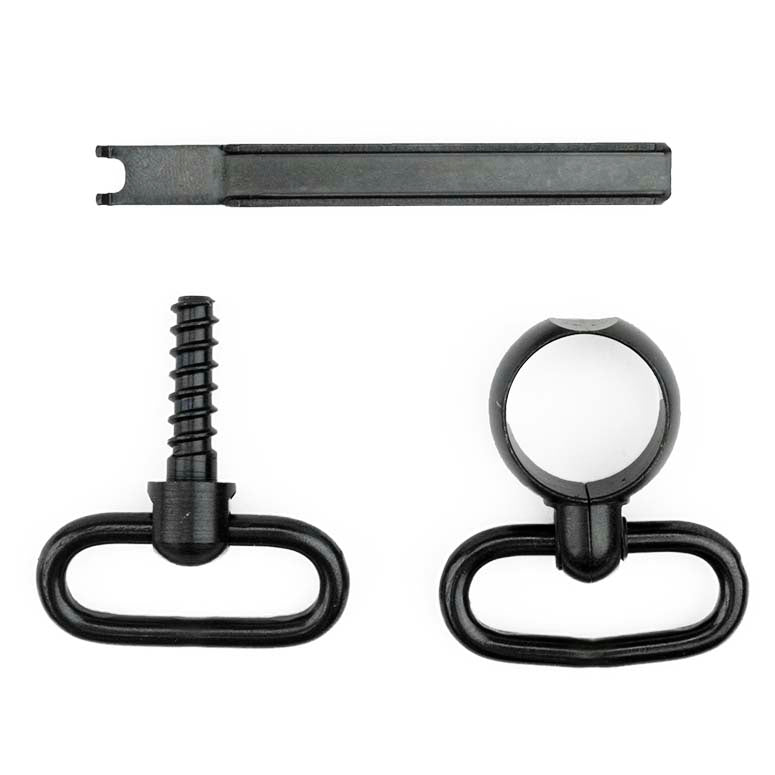 thumbnail image 2 of 1.25 Inch Rifle Sling Mounting Set – Swivels & Screw Stud Base Kit, Shooting Accessory 2 of 4