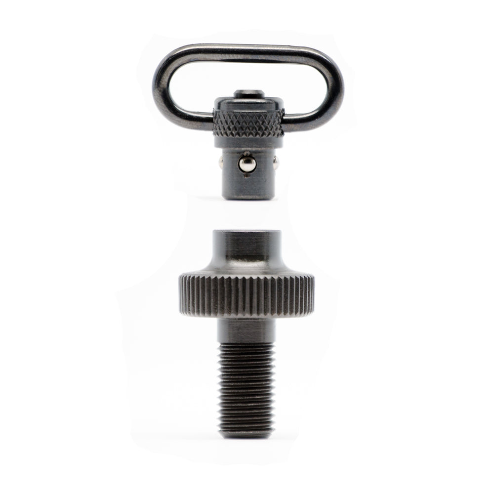 Shotgun Mag Caps W/ Push Button Swivel
